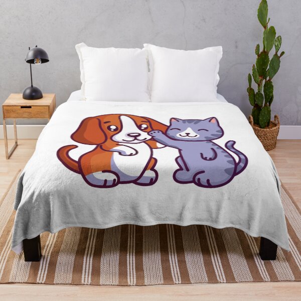 Item preview, Cat and Dog Cute Animal Duo designed and sold by Charonde.