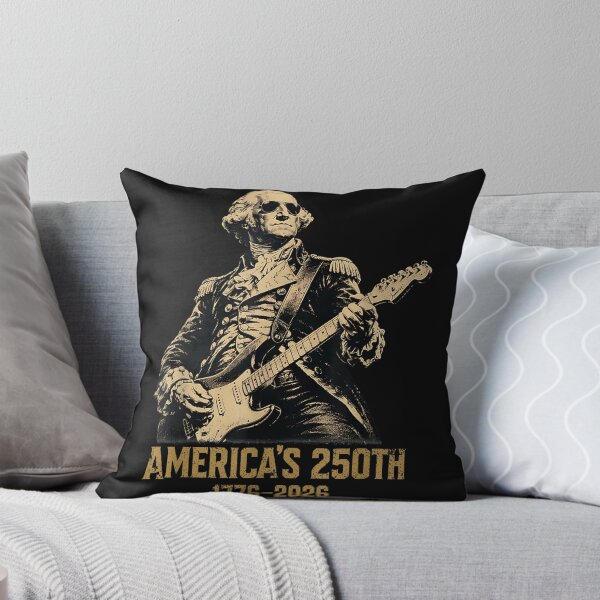 Item preview, America 250th George Washington Rock Guitar Music 1776 2026 T-Shirt designed and sold by AidanMacdougall.