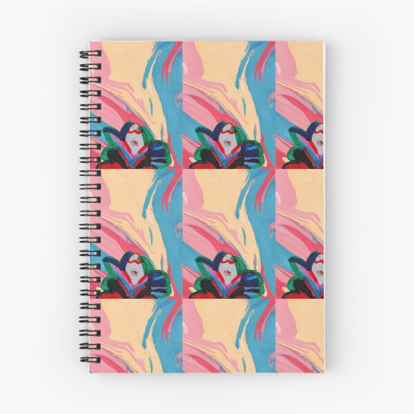 Item preview, Abstract Fluid Art Figure – Colorful Marbled Character Painting designed and sold by NylaInnerBloom.