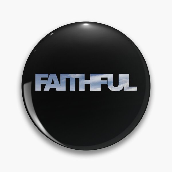 Item preview, FAITHFUL - UNIQUE RARE ORIGINAL TSHIRT STICKER designed and sold by SentientGallery.