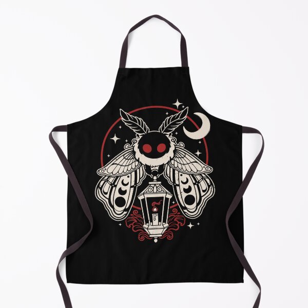Item preview, Cute Mothman with Lantern - Red and White Spooky Cryptid Art designed and sold by NemiMakeit.