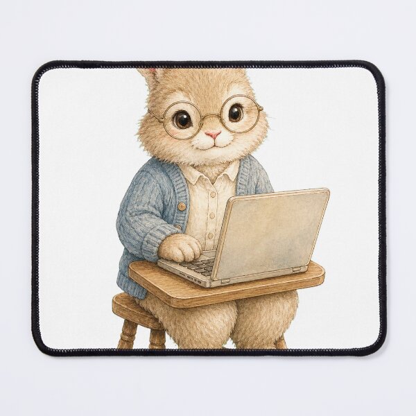 Item preview, Cute Bunny Programmer designed and sold by photoparadise22.