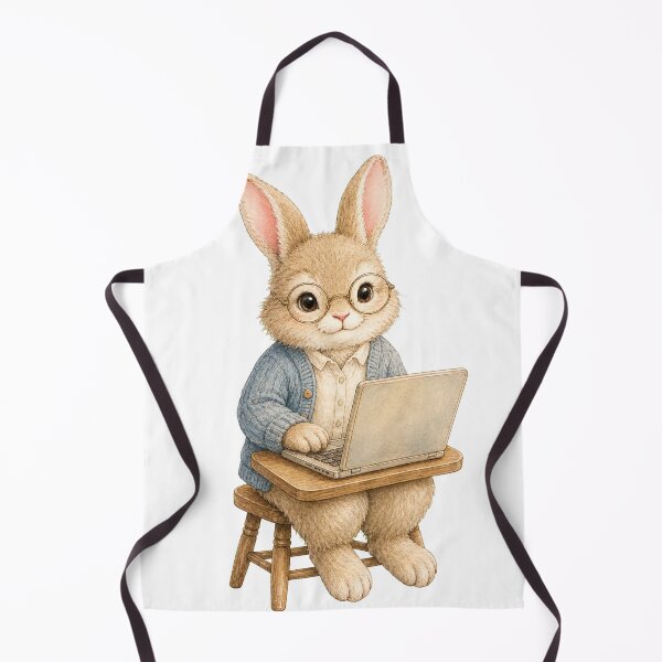 Item preview, Cute Bunny Programmer designed and sold by photoparadise22.