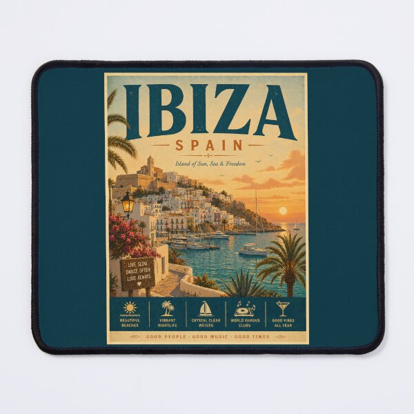 Item preview, Vintage ibiza - Spain Poster designed and sold by GoodOldVintage.