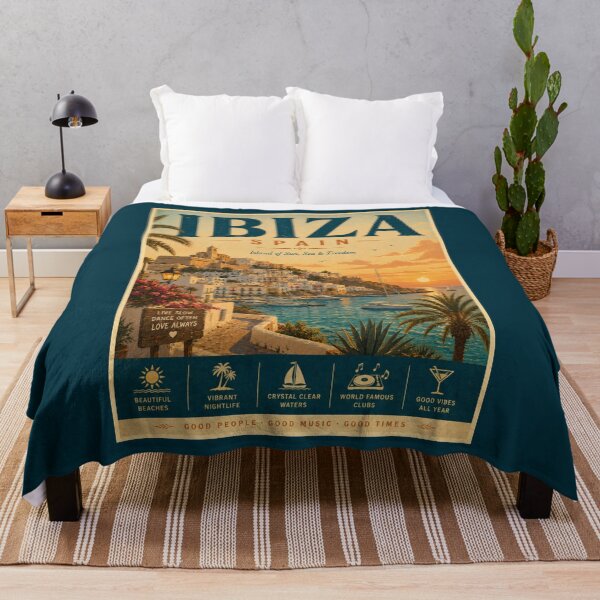 Item preview, Vintage ibiza - Spain Poster designed and sold by GoodOldVintage.