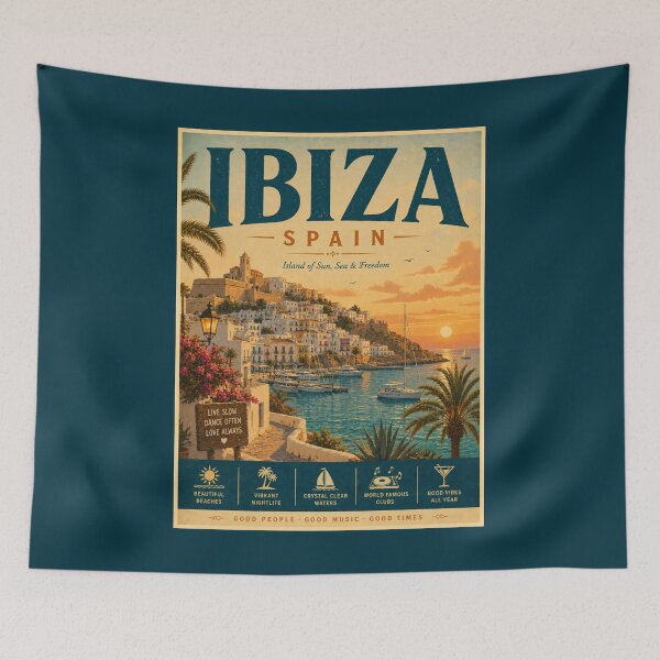 Item preview, Vintage ibiza - Spain Poster designed and sold by GoodOldVintage.