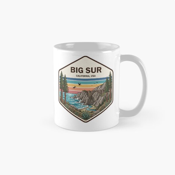 Item preview, Big Sur California Vintage Highway Coastal View designed and sold by LittleArij.