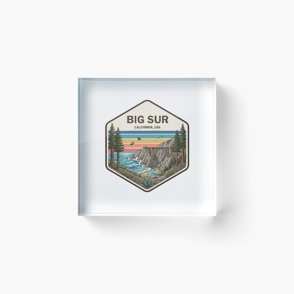 Item preview, Big Sur California Vintage Highway Coastal View designed and sold by LittleArij.
