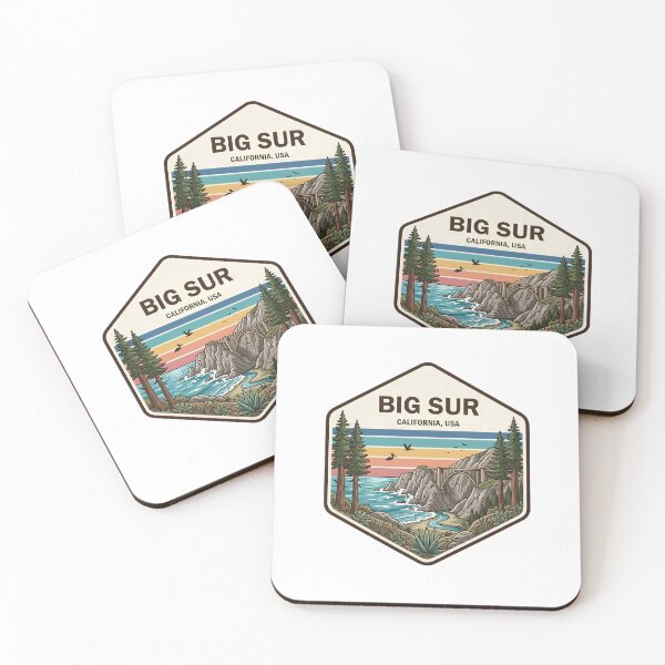 Item preview, Big Sur California Vintage Highway Coastal View designed and sold by LittleArij.