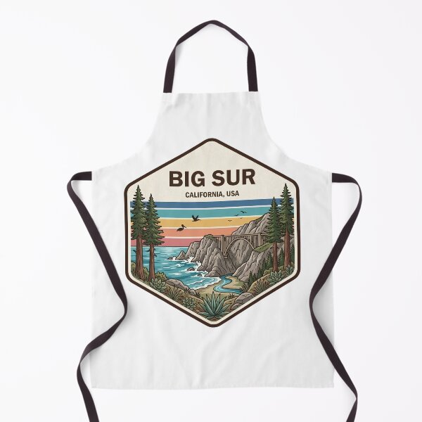 Item preview, Big Sur California Vintage Highway Coastal View designed and sold by LittleArij.
