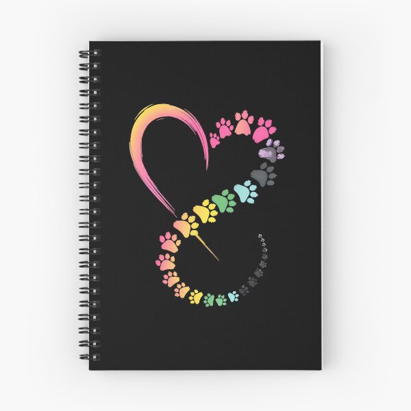 Item preview, Rainbow Heart Paw Print Art designed and sold by SoyLamderma.