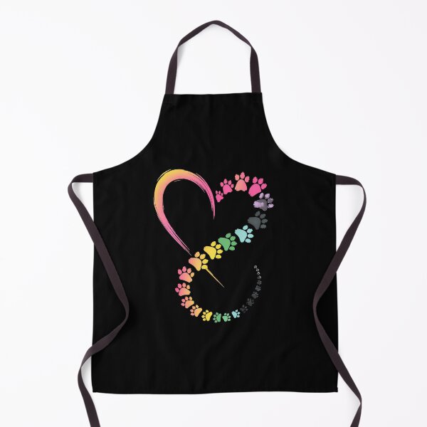 Item preview, Rainbow Heart Paw Print Art designed and sold by SoyLamderma.
