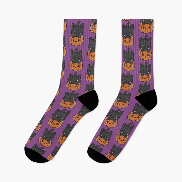 Item preview, Kawaii Black Cat Pumpkin Embroidery Patch Sticker designed and sold by · GAMING SOUL ·.