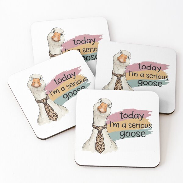 Item preview, Today I'm A Serious Goose  designed and sold by Steele-Art.