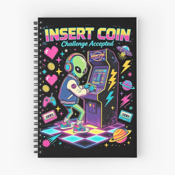 Item preview, Insert Coin Alien Arcade Gamer designed and sold by NatalieJeans.