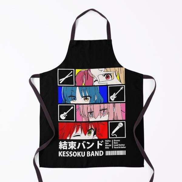 Item preview, Anime Rock Band Member Portraits Music Gear designed and sold by eshoppingsale.
