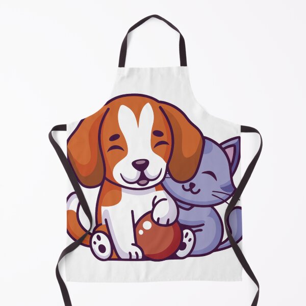 Item preview, Cat and Dog Adorable Friendship designed and sold by Charonde.