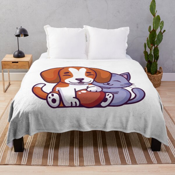 Item preview, Cat and Dog Adorable Friendship designed and sold by Charonde.