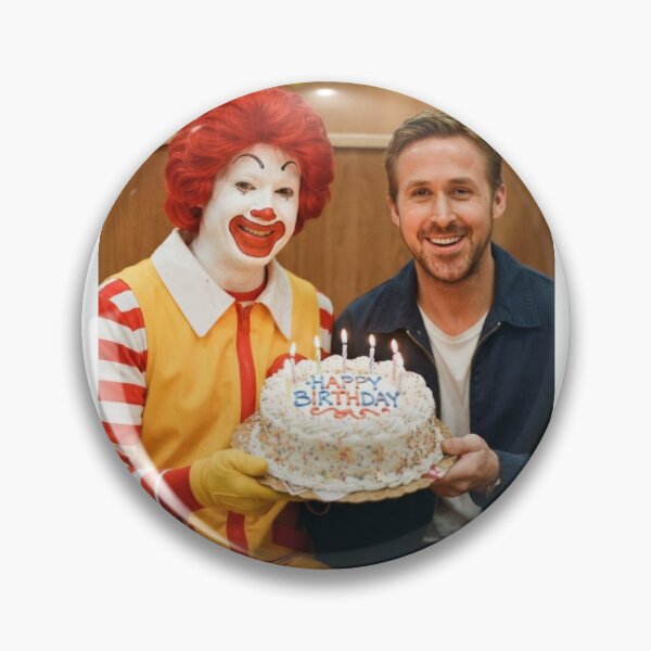 Item preview, Ryan gosling Ronald mcdonald mcdonalds grimace meme memes funny parody christmas birthday  designed and sold by CheeseBlueprint.