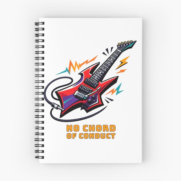 Item preview, No Chord of Conduct – Wild Electric Guitar designed and sold by FunscapeHQ.
