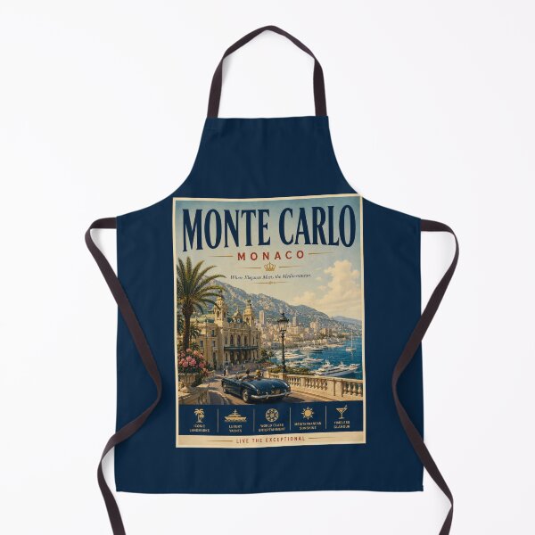 Item preview, Vintage Monte Carlo - Monaco Poster designed and sold by GoodOldVintage.