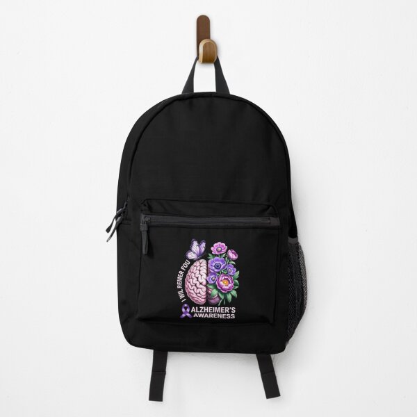 Item preview, Alzheimer’s Awareness – Brain Flowers Butterfly Support Illustration designed and sold by jkrphoto.
