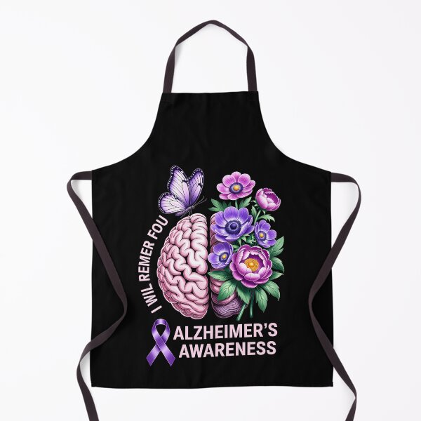 Item preview, Alzheimer’s Awareness – Brain Flowers Butterfly Support Illustration designed and sold by jkrphoto.