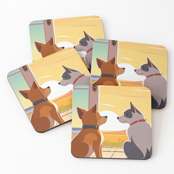 Item preview, Animals - Two Peaceful Dogs, Reflections of a Summer Twilight designed and sold by World-Pets.