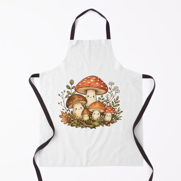 Item preview, Cute Mushroom Family Kawaii Cottagecore designed and sold by Yellowriversss.