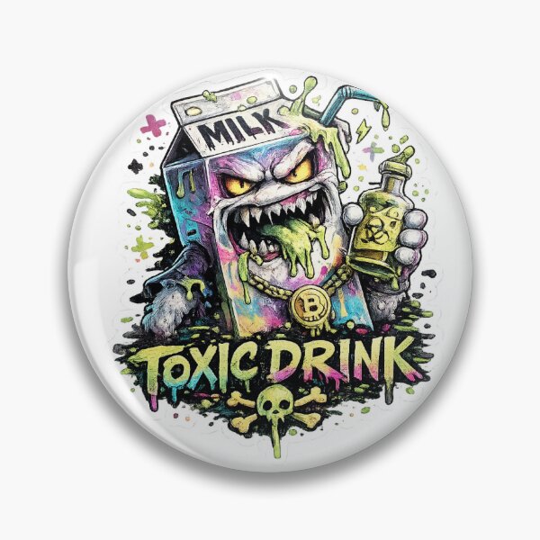 Item preview, Toxic Drink Monster Milk Sticker designed and sold by Revanthshoppy.