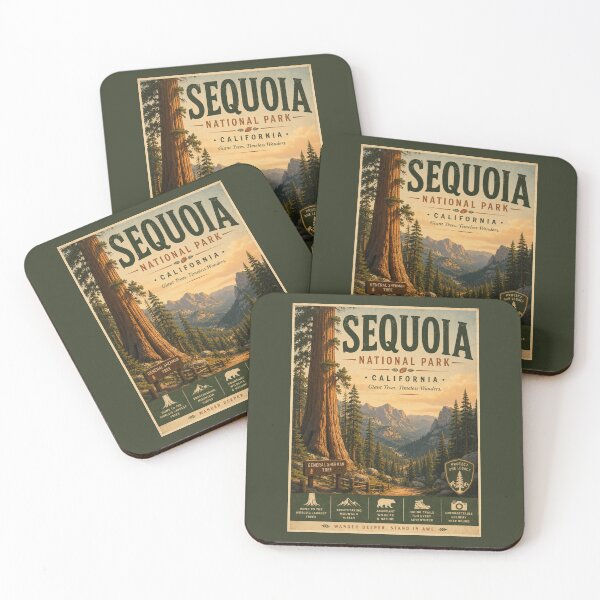 Item preview, Sequoia National Park - California designed and sold by GoodOldVintage.