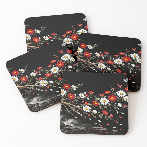 Item preview, Moonlit night over flowering branch designed and sold by Sigtrix.