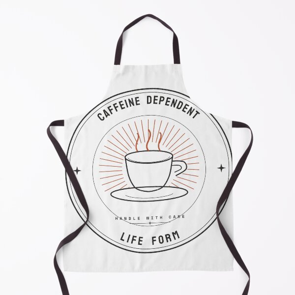Item preview, Caffeine Dependent Life Form — Retro Coffee Badge designed and sold by NEXTFORMSTUDIO.