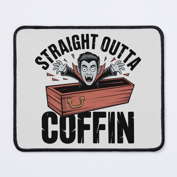 Item preview, Straight Outta Coffin – Funny Halloween Vampire Design designed and sold by Jollys-ArtShop.
