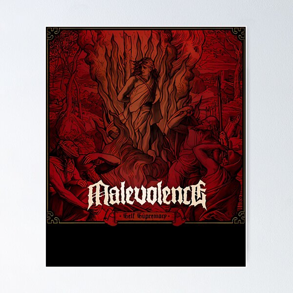 Item preview, Malevolence Self Supremacy Burning designed and sold by PageTheFlip.