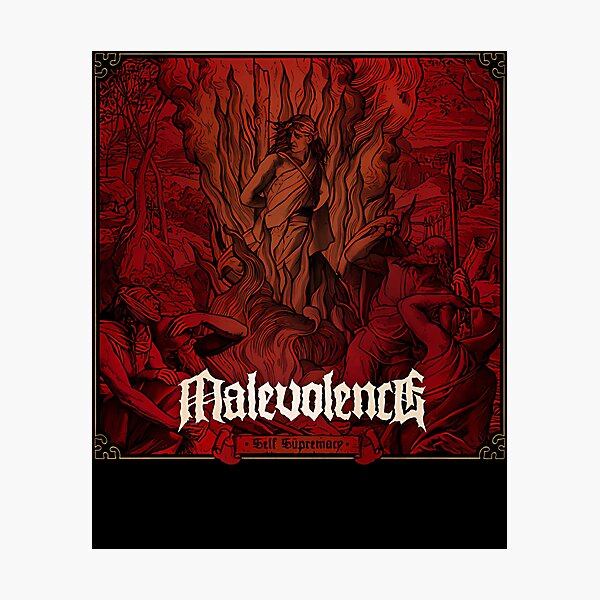 Item preview, Malevolence Self Supremacy Burning designed and sold by PageTheFlip.