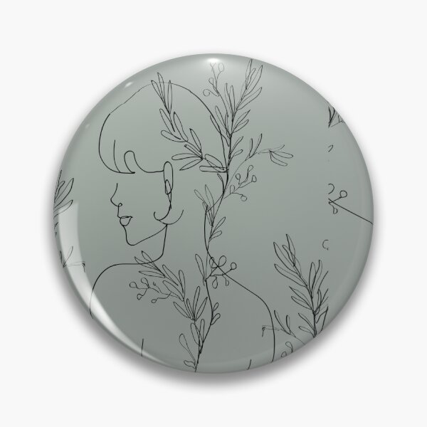 Item preview, Minimalist Botanical Woman Line Art | Elegant Floral Face Illustration | Modern Aesthetic Black Outline Design designed and sold by mrworld000.