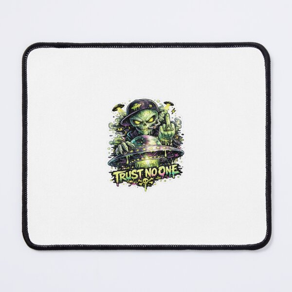 Item preview, Trust No One Alien UFO Sticker designed and sold by Revanthshoppy.