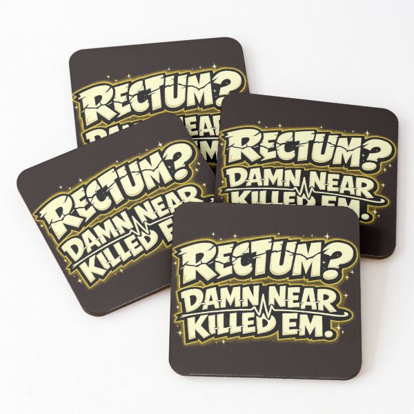 Item preview, Rectum Damn Near Killed Em Funny Dad Joke Vintage Humor Graphic designed and sold by mari-kayden.