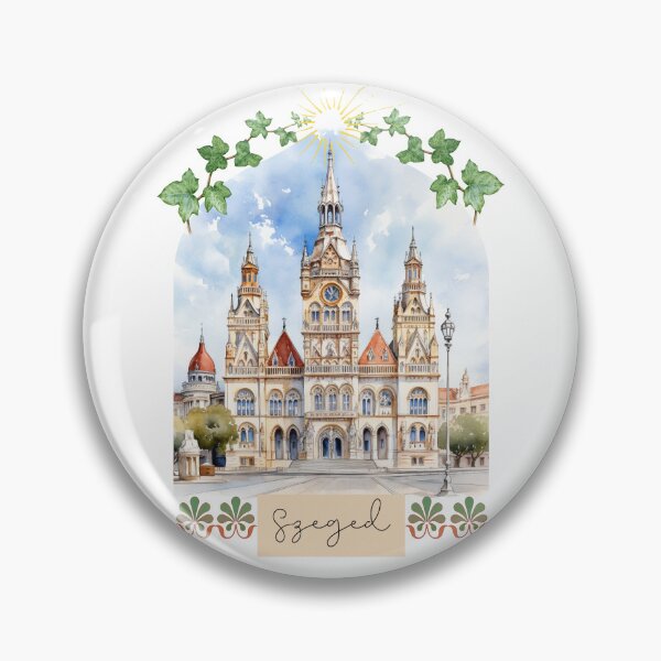 Item preview, Szeged Hungary watercolor art designed and sold by Anna Sacha.