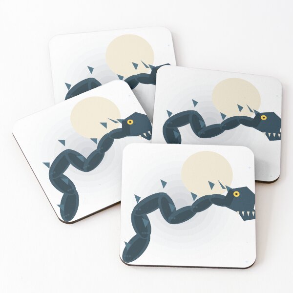Item preview, Bakunawa Moon-Eating Serpent – Philippine Folklore Creature Art designed and sold by Minimythhi.