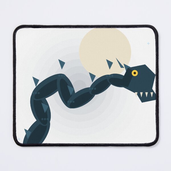Item preview, Bakunawa Moon-Eating Serpent – Philippine Folklore Creature Art designed and sold by Minimythhi.