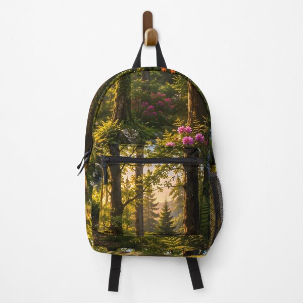 Item preview, Golden Forest Sunrise Path Landscape designed and sold by hutofdesigns.