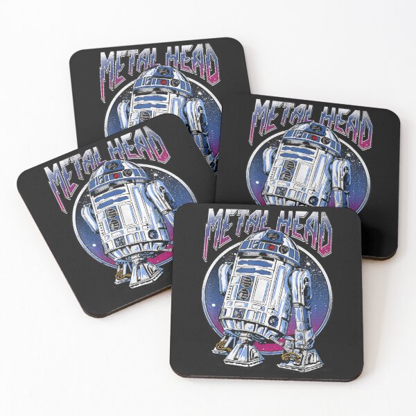 Item preview, R2D2 Metal Head Vintage Disney+ T-Shirt designed and sold by AidanMacdougall.