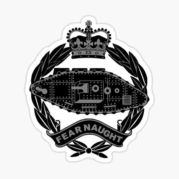 Item preview, Royal Tank Regiment (black) - British Army designed and sold by wordwidesymbols.