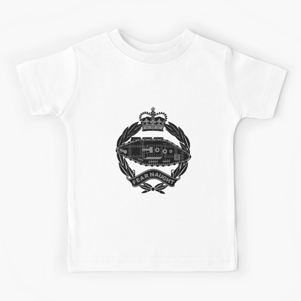 royal-tank-regiment-black-british-army-kids-t-shirt-by