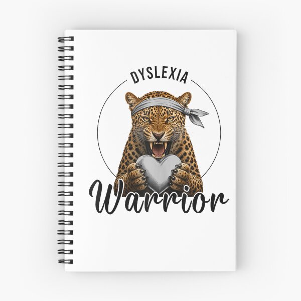 Item preview, Dyslexia Warrior Leopard Heart Vintage Awareness Support Graphic designed and sold by mari-kayden.