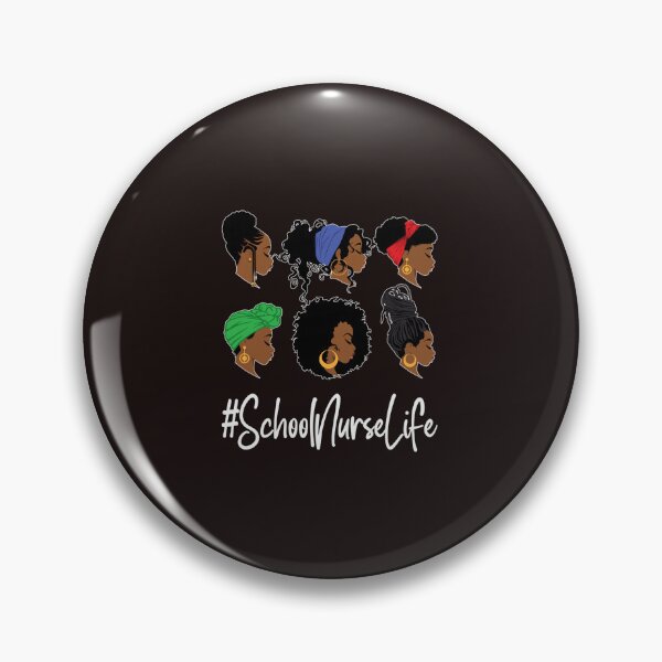 Item preview, School Nurse Life Black Nurse Afro Natural Hair Retro Graphic designed and sold by mari-kayden.