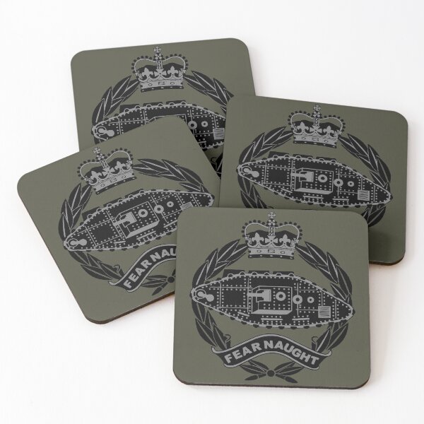 Item preview, Royal Tank Regiment (black) - British Army designed and sold by wordwidesymbols.