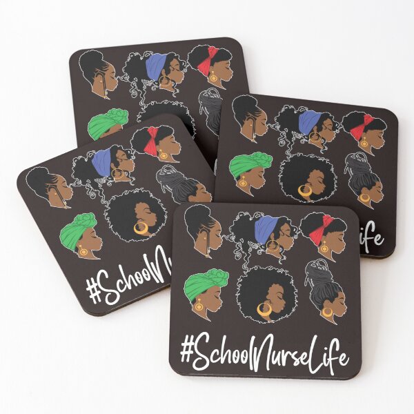 Item preview, School Nurse Life Black Nurse Afro Natural Hair Retro Graphic designed and sold by mari-kayden.